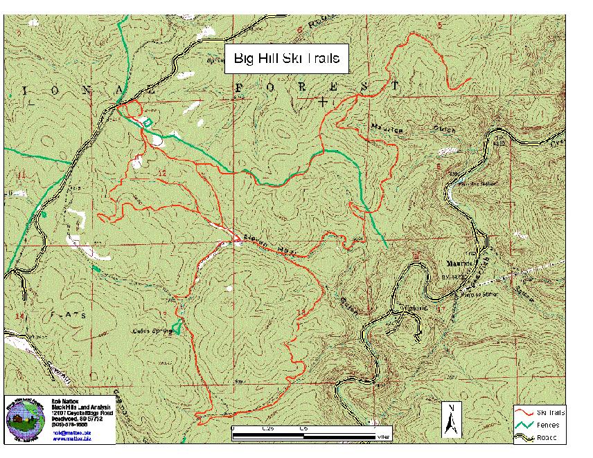 Ski Trail Map